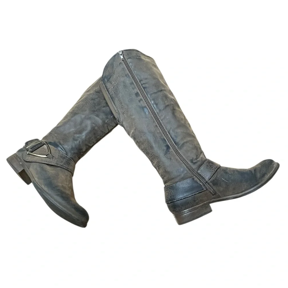 Madeline Over the‎ Knee Charcoal Boots